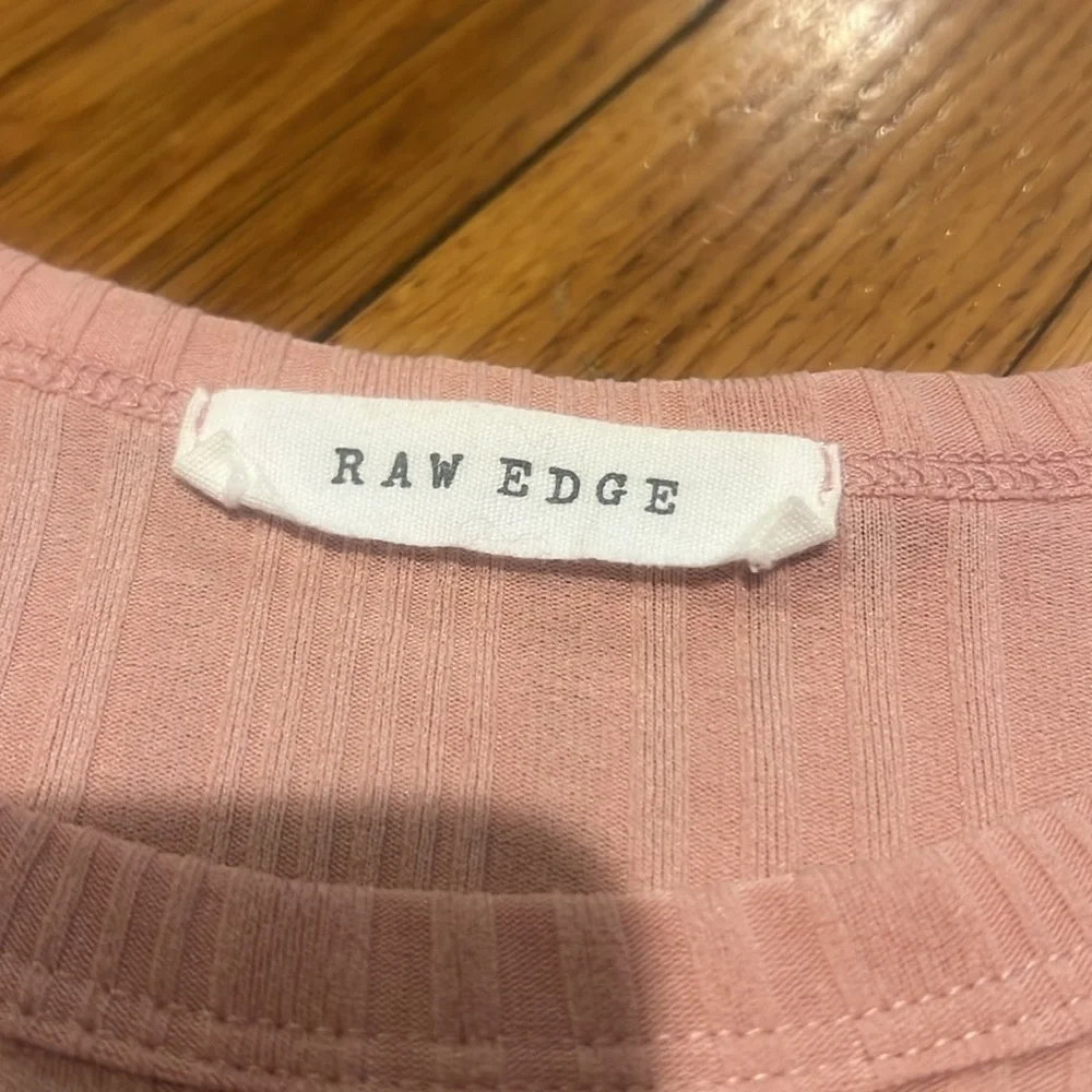 Raw Edge Ruffled & Ribbed Rainbow Tank (Medium) - Picture 8 of 9